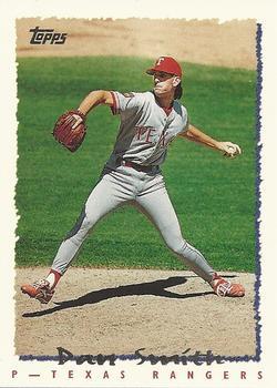 #127 Dan Smith - Texas Rangers - 1995 Topps Baseball