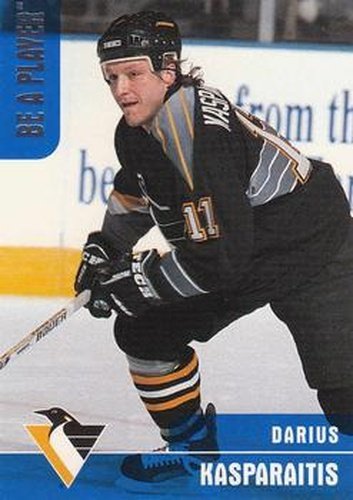 #127 Darius Kasparaitis - Pittsburgh Penguins - 1999-00 Be a Player Memorabilia Hockey