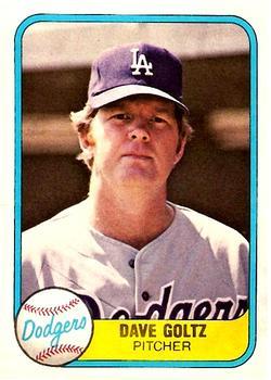#127 Dave Goltz - Los Angeles Dodgers - 1981 Fleer Baseball