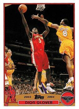 #127 Dion Glover - Atlanta Hawks - 2003-04 Topps Basketball