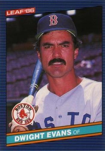 #127 Dwight Evans - Boston Red Sox - 1986 Leaf Baseball