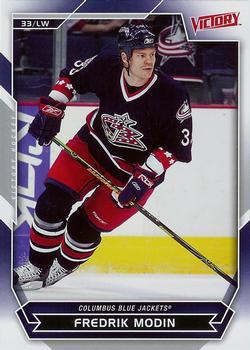 #127 Fredrik Modin - Columbus Blue Jackets - 2007-08 Upper Deck Victory Hockey
