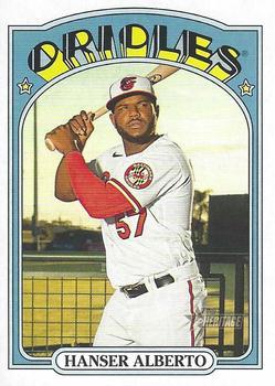 #127 Hanser Alberto - Baltimore Orioles - 2021 Topps Heritage Baseball