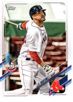 #127 J.D. Martinez - Boston Red Sox - 2021 Topps Opening Day Baseball