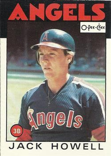 #127 Jack Howell - California Angels - 1986 O-Pee-Chee Baseball