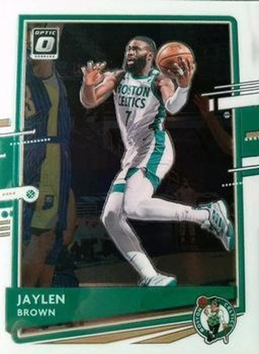 #127 Jaylen Brown - Boston Celtics - 2020-21 Donruss Optic Basketball