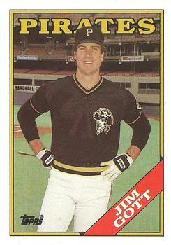 #127 Jim Gott - Pittsburgh Pirates - 1988 Topps Baseball