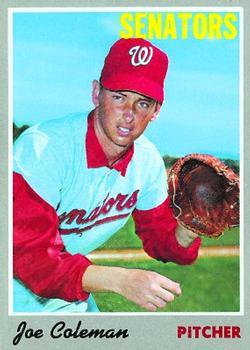 #127 Joe Coleman - Washington Senators - 1970 Topps Baseball