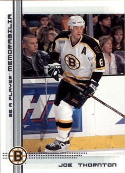 #127 Joe Thornton - Boston Bruins - 2000-01 Be a Player Memorabilia Hockey
