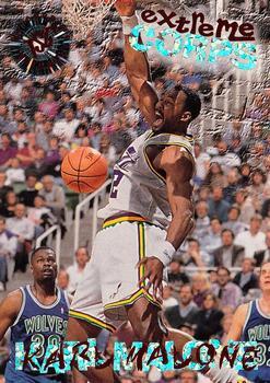#127 Karl Malone - Utah Jazz - 1995-96 Stadium Club Basketball