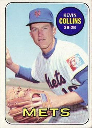 #127 Kevin Collins - New York Mets - 1969 Topps Baseball