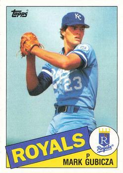 #127 Mark Gubicza - Kansas City Royals - 1985 Topps Baseball