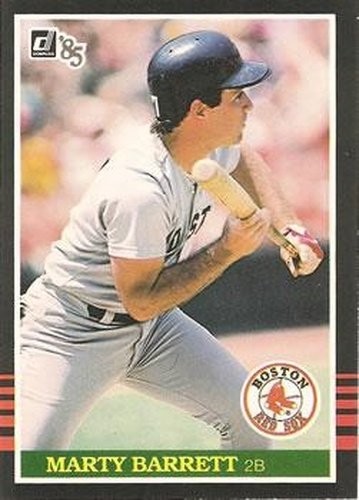 #127 Marty Barrett - Boston Red Sox - 1985 Donruss Baseball