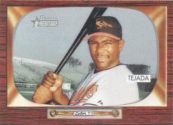 #127 Miguel Tejada - Baltimore Orioles - 2004 Bowman Heritage Baseball