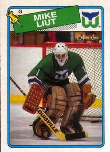 #127 Mike Liut - Hartford Whalers - 1988-89 O-Pee-Chee Hockey
