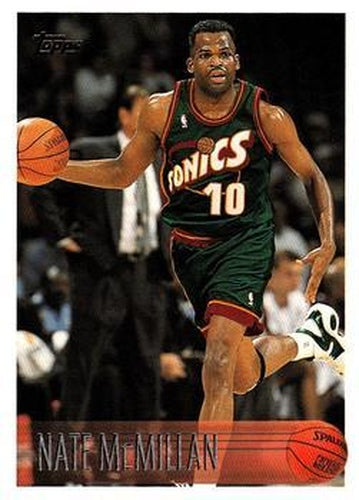 #127 Nate McMillan - Seattle SuperSonics - 1996-97 Topps Basketball