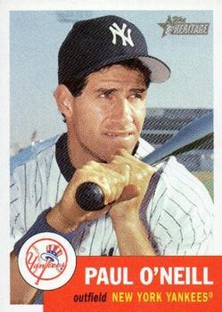 #127 Paul O'Neill - New York Yankees - 2002 Topps Heritage Baseball