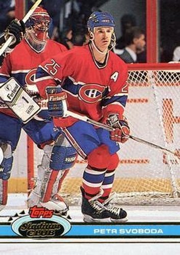 #127 Petr Svoboda - Montreal Canadiens - 1991-92 Stadium Club Hockey