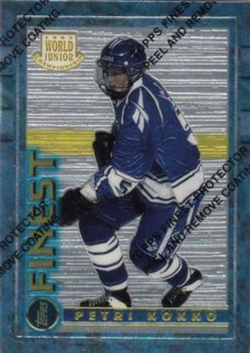 #127 Petri Kokko - Finland - 1994-95 Finest Hockey