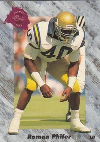 #127 Roman Phifer - Los Angeles Rams - 1991 Classic Four Sport