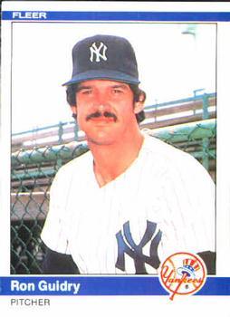 #127 Ron Guidry - New York Yankees - 1984 Fleer Baseball