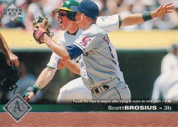 #127 Scott Brosius - Oakland Athletics - 1997 Upper Deck Baseball