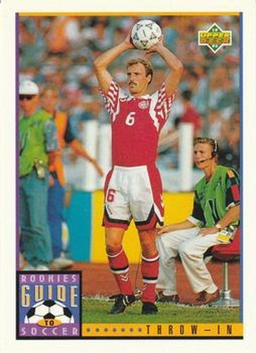 #127 Throw-in - 1993 Upper Deck World Cup Preview English/Spanish Soccer