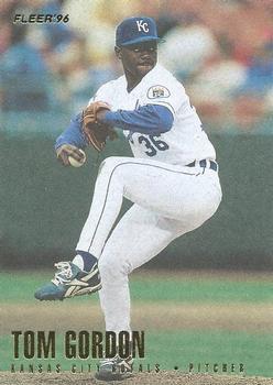 #127 Tom Gordon - Kansas City Royals - 1996 Fleer Baseball
