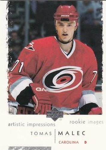 #127 Tomas Malec - Carolina Hurricanes - 2002-03 UD Artistic Impressions Hockey