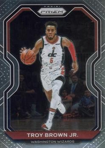 #127 Troy Brown Jr. - Washington Wizards - 2020-21 Panini Prizm Basketball