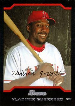 #127 Vladimir Guerrero - Anaheim Angels - 2004 Bowman Baseball