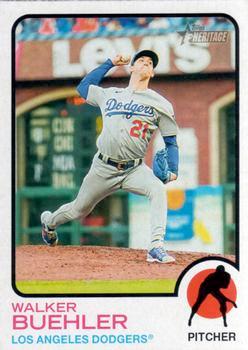 #127 Walker Buehler - Los Angeles Dodgers - 2022 Topps Heritage Baseball