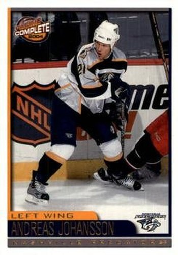 #127 Andreas Johansson - Nashville Predators - 2003-04 Pacific Complete Hockey