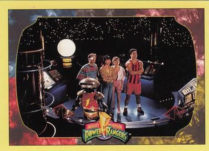 #127 Emergency Briefing - 1994 Collect-A-Card Power Rangers