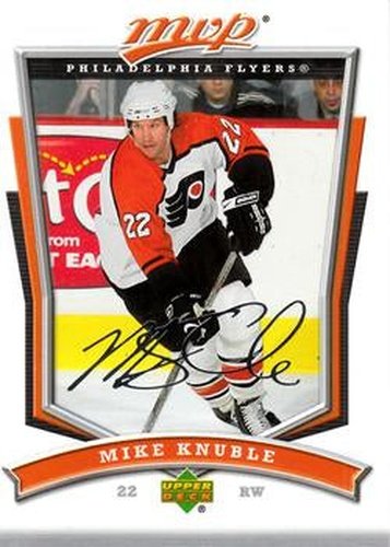 #127 Mike Knuble - Philadelphia Flyers - 2007-08 Upper Deck MVP Hockey
