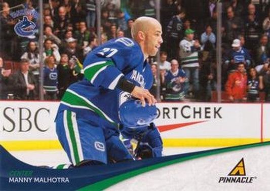 #127 Manny Malhotra - Vancouver Canucks - 2011-12 Panini Pinnacle Hockey