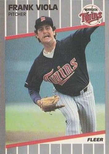 #127 Frank Viola - Minnesota Twins - 1989 Fleer Baseball