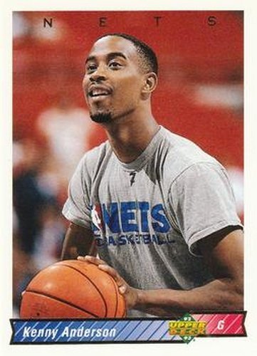 #127 Kenny Anderson - New Jersey Nets - 1992-93 Upper Deck Basketball