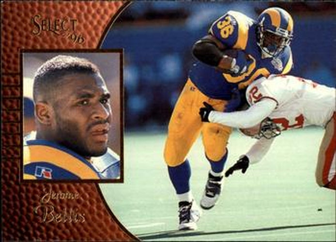#127 Jerome Bettis - Pittsburgh Steelers - 1996 Select Football