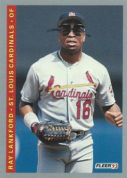 #127 Ray Lankford - St. Louis Cardinals - 1993 Fleer Baseball