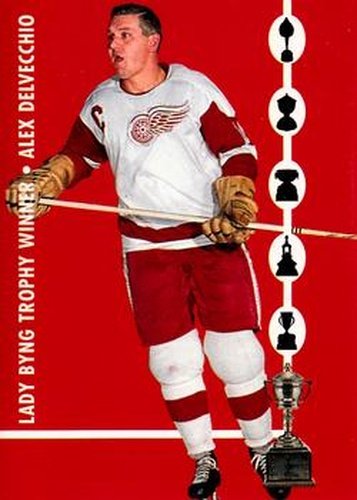 #127 Alex Delvecchio - Detroit Red Wings - 1995-96 Parkhurst 1966-67 Hockey