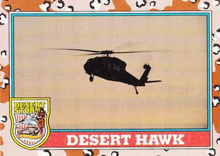 #127 Desert Hawk - 1991 Topps Desert Storm