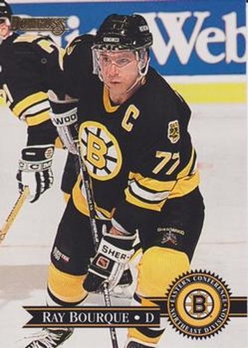#127 Ray Bourque - Boston Bruins - 1995-96 Donruss Hockey