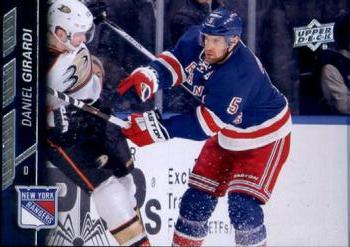#127 Daniel Girardi - New York Rangers - 2015-16 Upper Deck Hockey
