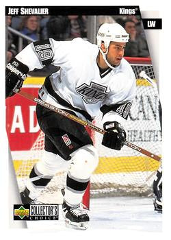 #127 Jeff Shevalier - Los Angeles Kings - 1997-98 Collector's Choice Hockey