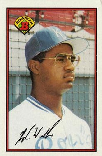 #127 Hugh Walker - Kansas City Royals - 1989 Bowman Baseball