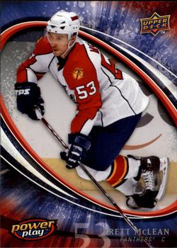 #127 Brett McLean - Florida Panthers - 2008-09 Upper Deck Power Play Box Set Hockey