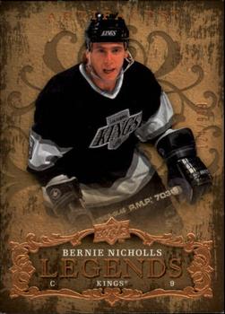 #127 Bernie Nicholls - Los Angeles Kings - 2008-09 Upper Deck Artifacts Hockey