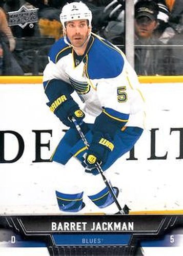 #127 Barret Jackman - St. Louis Blues - 2013-14 Upper Deck Hockey
