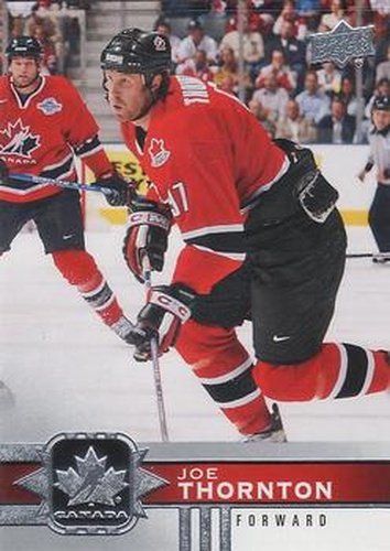 #127 Joe Thornton - Canada - 2017-18 Upper Deck Canadian Tire Team Canada Hockey